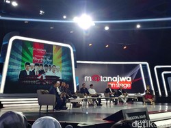 Saat Paslon Pilgub Jabar Stand Up Comedy di Hadapan Presiden
