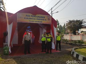 1.200 Aparat Gabungan Kawal Kunjungan Jokowi di Sukabumi