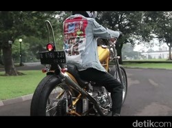 Nah, Jokowi Sekarang Gagah Naik Motor Pakai Helm