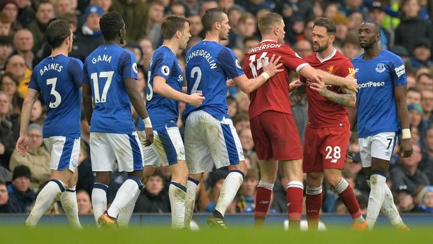Everton dan Liverpool harus berbagi poin di Derby Merseyside.