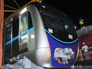 Begini Bentuk Kepala Kereta MRT