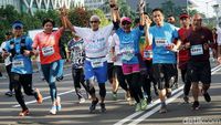 Sandiaga Uno Lari Bersama Pejuang Kanker