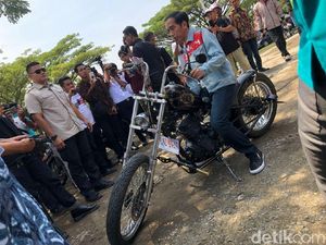 Jokowi Motoran di Pembukaan Asian Games 2018, Netizen Heboh