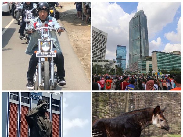 Berita Heboh: Jokowi Touring, Warga Panik di CFD Thamrin