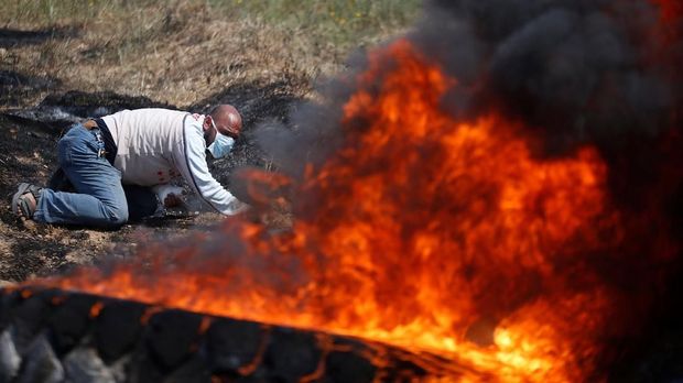 Bentrokan di Gaza