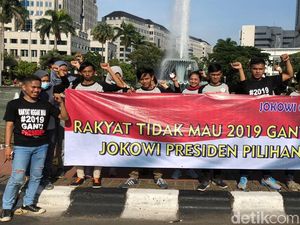 Wanita dan Anak Peserta CFD Diintimidasi Simpatisan Prabowo