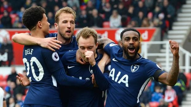 Gol Kedua Spurs ke Gawang Stoke: Punya Eriksen atau Kane?