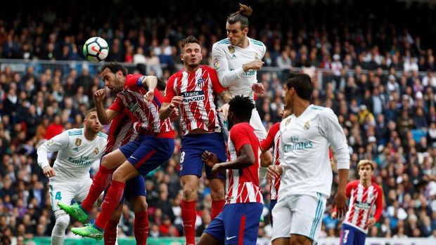 Gareth Bale menciptakan assist saat Real Madrid melawan Atletico Madrid.