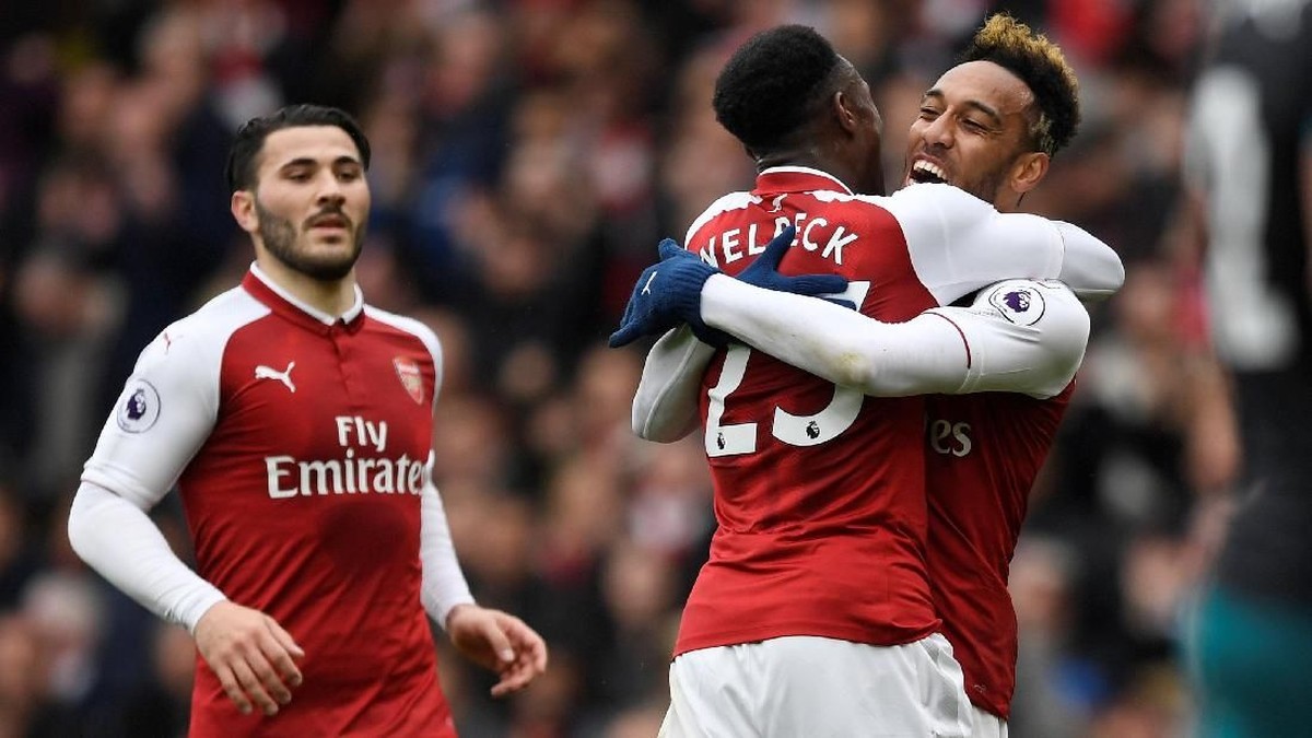 Arsenal sementara memimpin 2-1 atas Southampton di babak pertama (Foto: Tony OBrien/Action Images via Reuters)