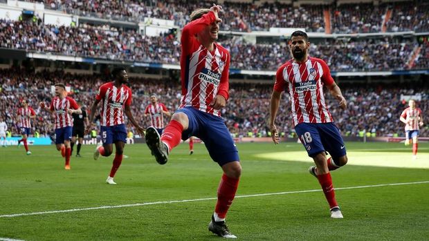 Antoine Griezmann jadi ancaman serius lini belakang Real Madrid.