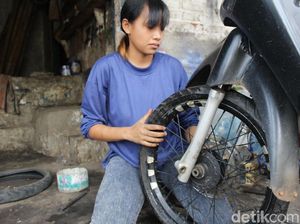 Irma Tukang Tambal Ban Cantik Diundang ke Jakarta oleh Menpora