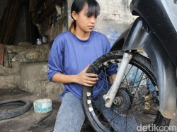 Irma Tukang Tambal Ban Cantik Diundang ke Jakarta oleh Menpora