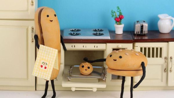 Lucunya Cuddles and Rage, Komik Diorama Makanan Imut Menggemaskan
