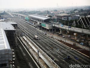 Pembangunan Depo MRT Terus Menunjukkan Kemajuan