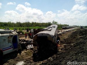 Jalur Belum Normal, KA Terlambat 1-3 Jam di Madiun