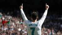 Di posisi kedua top skorer sementara La Liga 2017/2018 ada nama Cristiano Ronaldo (Real Madrid) dengan 24 gol. Tiga di antara golnya itu merupakan hasil eksekusi penalti. (Foto: Susana Vera/Reuters)