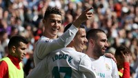 2. Bintang Real Madrid Cristiano Ronaldo berada di posisi kedua dengan torehan 26 gol, di antaranya tiga gol lewat tendangan penalti. (Foto: Susana Vera/Reuters)