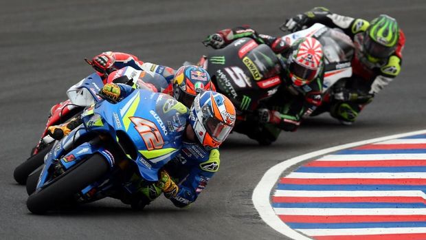Alex Rins tiga kali gagal finis di empat seri awal MotoGP 2018.