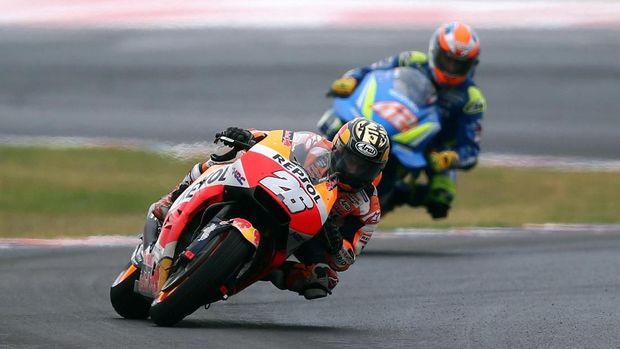Hubungan Dani Pedrosa dan Marc Marquez mulai renggang di MotoGP 2018.