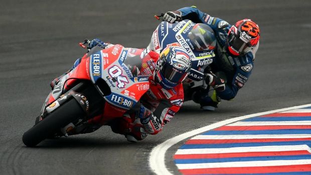 Andrea Dovizioso berhasil mencatatkan waktu terbaik saat latihan bebas pertama menyisakan kurang satu menit.