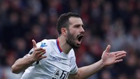 Luka Milivojevic merupakan pemain paling rajin di Premier Leagur 2018/2019. Pemain Palace itu menemouh jarak 447,1 kilometer. (Foto: Eddie Keogh/Reuters)