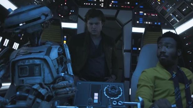 Han Solo muda di 'Solo: A Star Wars Story.'