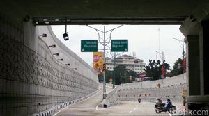 Mengintip Daleman Underpass Mampang yang Siap Dioperasikan