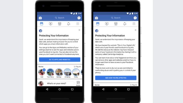 Facebook Akan Beritahu Pengguna yang Datanya Disalahgunakan