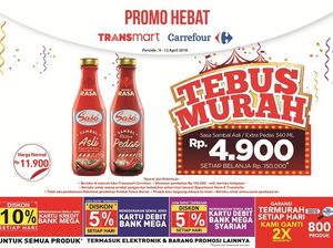 Doyan Pedas? Ada Promo Tebus Murah Sambal di Transmart