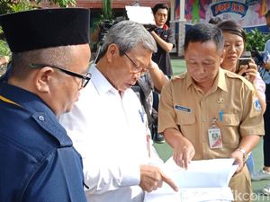 Irjen Kemdikbud Pantau UNBK di SMA 45 Jakarta