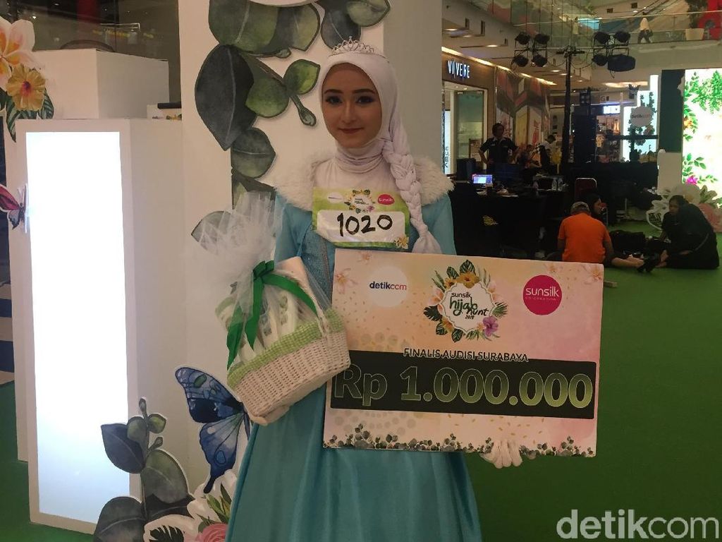 Pernah Gagal, Fadila Yahya Menang Audisi Sunsilk Hijab Hunt Surabaya