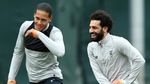 Senyum Lebar Mohamed Salah
