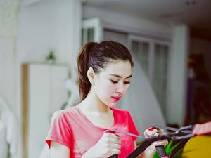 Foto: Mengintip Syahnaz yang Tetap Cantik Saat Pilates