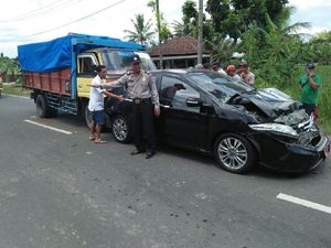 Kecelakaan Beruntun, Plt Kadispendukcapil Blitar Terluka