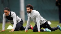 Liverpool akan memutuskan apakah Salah sudah cukup siap untuk tampil pada laga melawan City di Etihad Stadium, Rabu (11/4/2018) dinihari WIB. Foto: Carl Recine/Action Images via Reuters