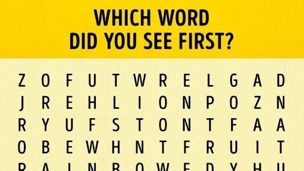 Kata Pertama yang Kamu Temukan Menunjukkan Kepribadianmu