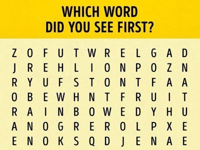 Kata Pertama yang Kamu Temukan Menunjukkan Kepribadianmu