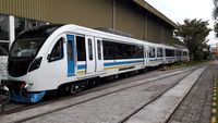 Keren! LRT Made in Madiun Merapat ke Palembang