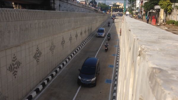 Foto: Wuss, Underpass Matraman Diuji Coba