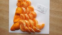 Keren! Lukisan Wanita Ini Diberi Baju dari Susunan Buah dan Kulitnya
