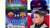 Barca Tersingkir dan Liverpool Lolos, Coutinho pun Diolok-olok