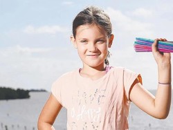 Anak 10 Tahun Yakinkan Kota Cairns Berhenti Pakai Sedotan Plastik