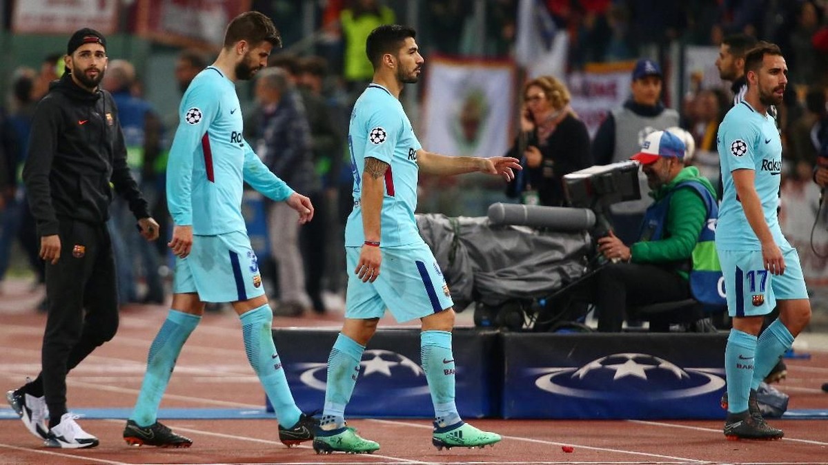Barcelona kembali disingkirkan tim Italia di perempatfinal Liga Champions (Foto: Tony Gentile/Reuters)