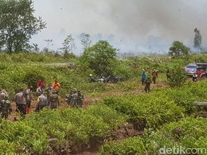 Hutan Terbakar, Izin Terbang 3 Heli BNPB Belum Keluar dari Pemerintah