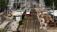 Pembangunan Stasiun Klender Baru Terus Dikebut