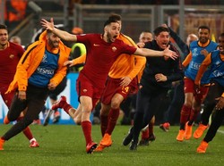 Gilas Barcelona 3-0, Roma Lolos ke Semifinal