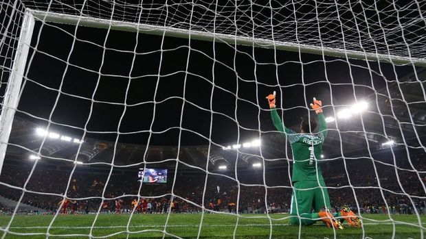 AS Roma mampu lolos ke babak semifinal Liga Champions.