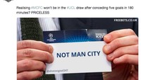 Juara Liga Champions musim ini? Jelas bukan Manchester City. Foto: Twitter