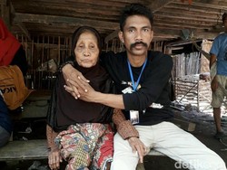 Rumah Nenek di Sulsel yang Beratap Daun Kelapa Dibangun Ulang