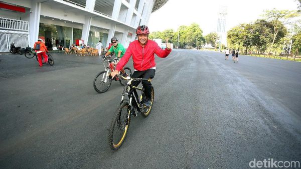 Menpora Kampanyekan Ayo Olahraga di SUGBK